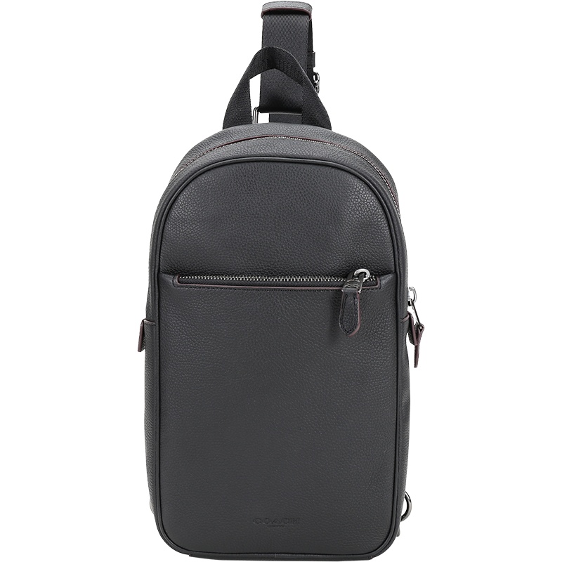 COACH 蔻驰 男士 专柜款皮革/织物METROPOLITAN胸包斜挎包 788