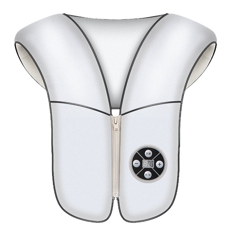 一件代发按摩披肩按摩器仪颈肩捶背器肩颈敲敲乐肩部颈椎按摩器仪 黑白可选备注说明