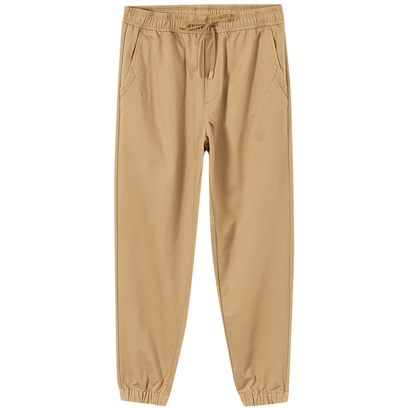 [1件5折价:70]美特斯邦威休闲裤男束脚新款冬季青春质感抓绒保暖男士慢跑裤