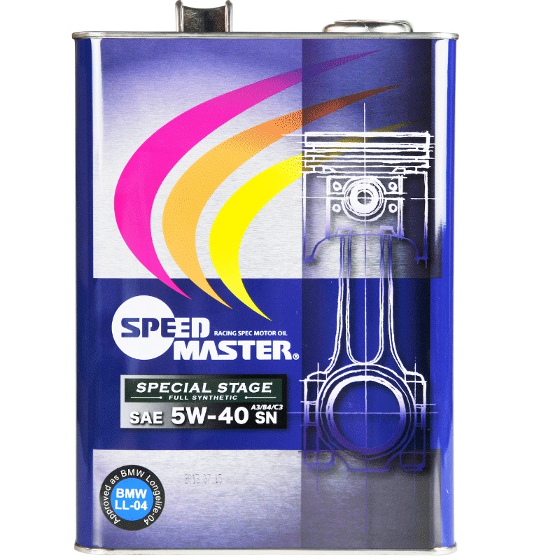 速马力日本进口汽车机油4L全合成适用宝马润滑油大彩虹SN 5W-40