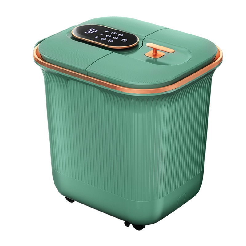 乐尔康足浴盆全自动恒温加热足疗洗脚过小腿家用深桶电动按摩洗脚桶神器