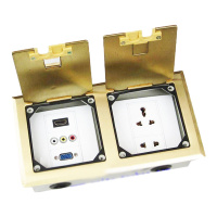 金穗慧采 6741 国产 地插 HDMI*1、莲花RCA音频*1 一个装