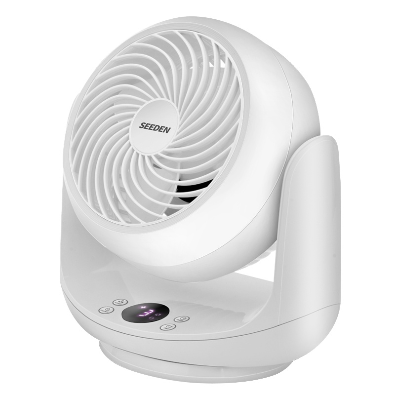 西点(SEEDEN)电风扇 KF-1868 空气循环扇 台式风扇 遥控控制 睡眠风 触摸式 节能静音 通风换气对流