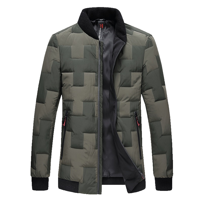 雪中飞男士羽绒服潮2019冬季新款立领商务休闲中青年短款修身外套男