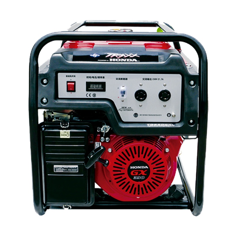 TRAXX嘉陵本田动力汽油发电机220V家用5.5KW小型便携式TG6500XL静音单相手启动