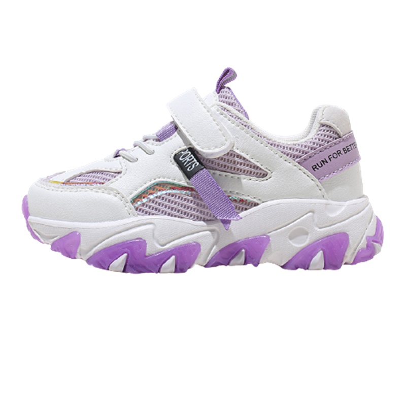 芭芭鸭儿童运动鞋男童休闲鞋中大童老爹鞋女童透气跑鞋新款