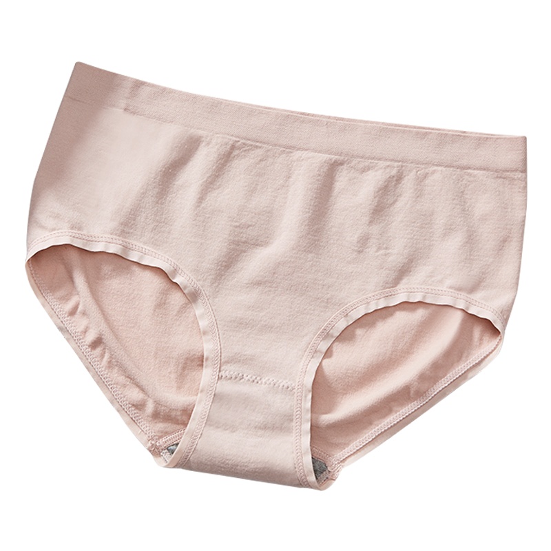 北极绒(Bejirog)石墨烯内裤女棉女士内裤收腹腰大码胖mm三角裤头4条装
