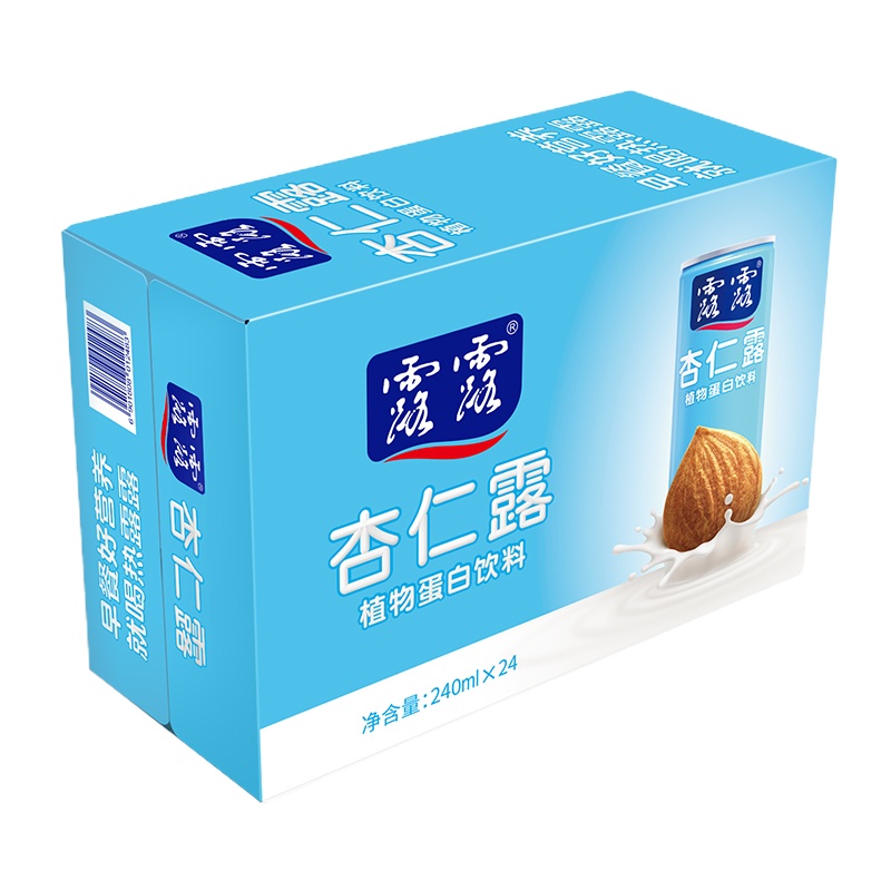 首福 露露杏仁露植物蛋白饮料240ml*24整箱 5箱起订