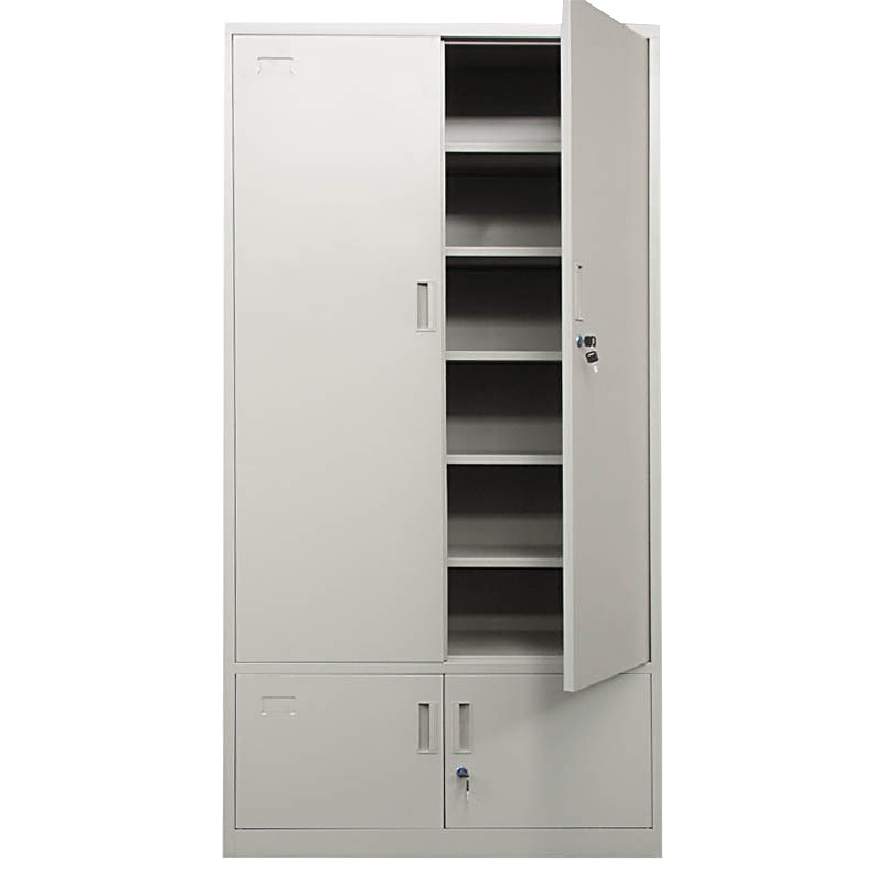 江莱钢制铁皮柜文件柜办公柜档案柜储物柜上文件下凭证柜