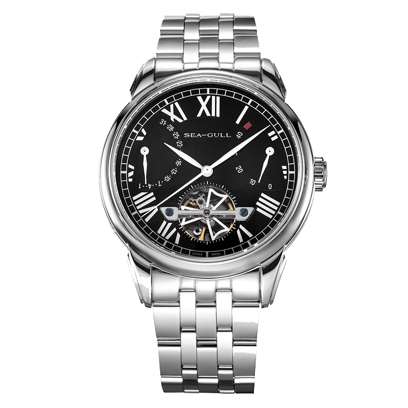 海鸥表(SEAGULL) 手表 男表多功能飞轮钢带男士商务自动机械表 腕表816.522