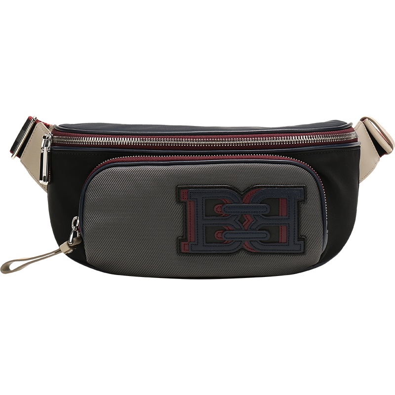 BALLY 巴利 男士 织物胸包斜挎包腰包 FINLEI NMC