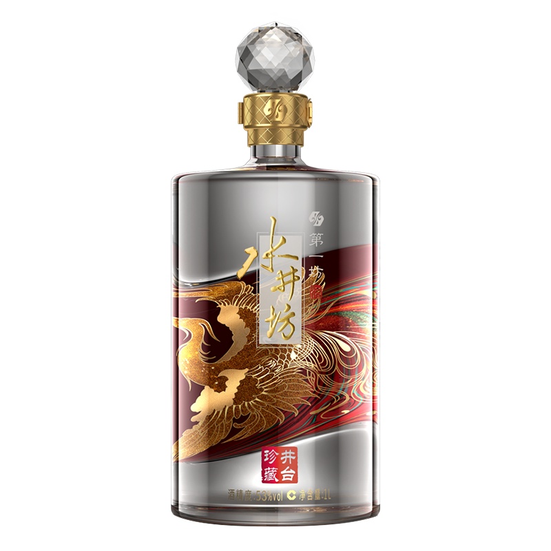 水井坊·井台珍藏(龙)53度1000mL单瓶 浓香型白酒 礼盒装