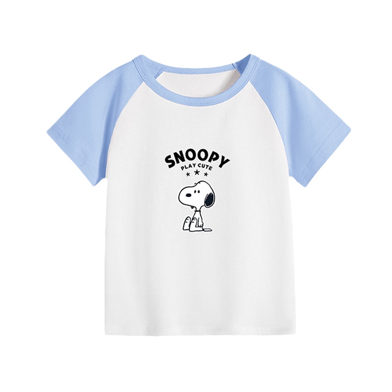 史努比儿童短袖t恤男女童半袖上衣宝宝夏天衣服