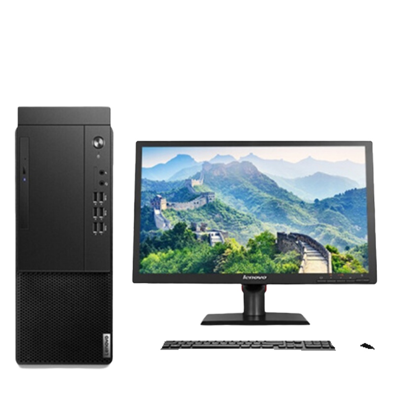 联想台式电脑启天M435（I5-10500 8G 1T+256GSSD 集显 win10 21.5寸显示器三年保
