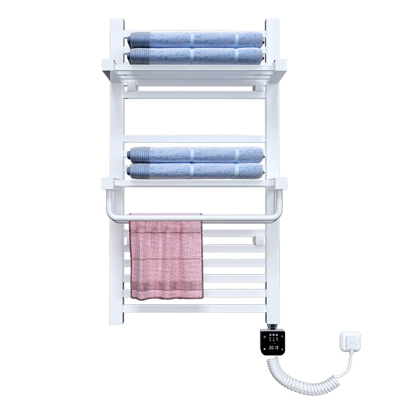 艾芬达 卫生间毛巾架加热烘干架置物架 智能家用电热毛巾架NZ04