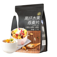 老金磨方 高纤水果燕麦片1100g 营养代餐即食