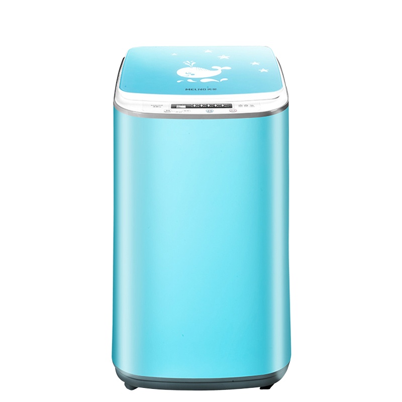 美菱(MELING)B30M19HB 全自动波轮洗衣机 洗脱一体机 迷你儿童洗衣机 超薄母婴专用洗衣机 3公斤(蓝)