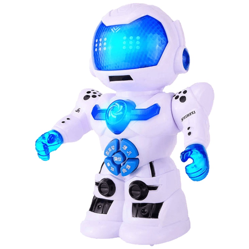 [遥控跳舞+充电行走耐摔]语文数学英语唐诗早教儿童玩具机器人