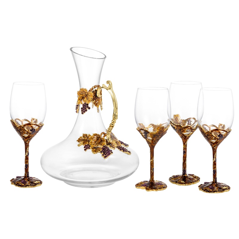 金色收获红酒杯套装 R-9226J 高脚水杯杯子 (单位:套)