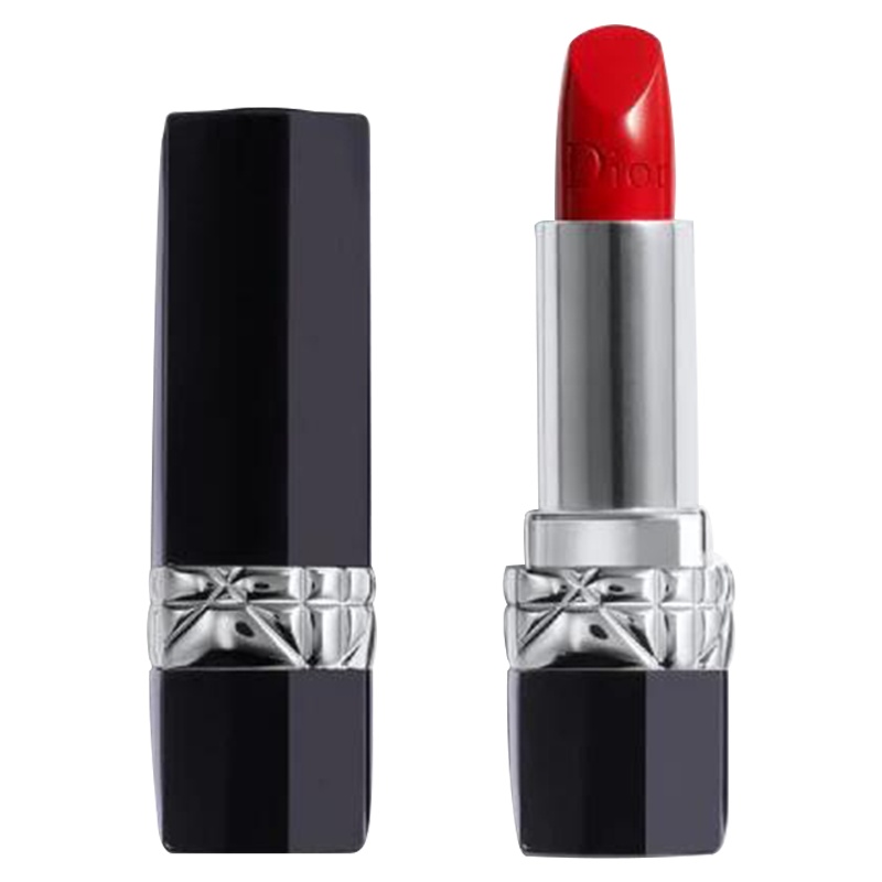 [国内专柜版]迪奥(Dior)全新烈艳蓝金唇膏3.5g 口红 080# 缎光珊瑚红