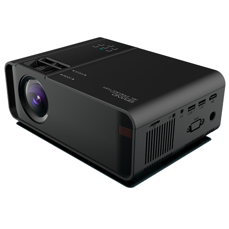 2021新款高清小型投影仪家用便携4K墙投1080P投影机家庭影院无屏电视