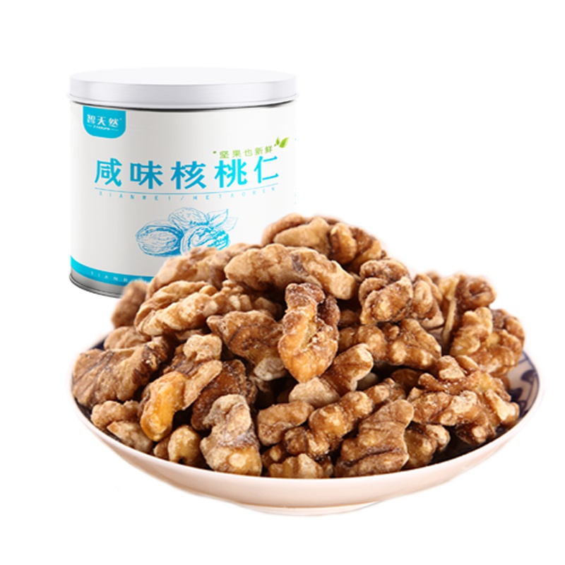 【三件起售】智天然 特产咸味i核桃仁100g/罐