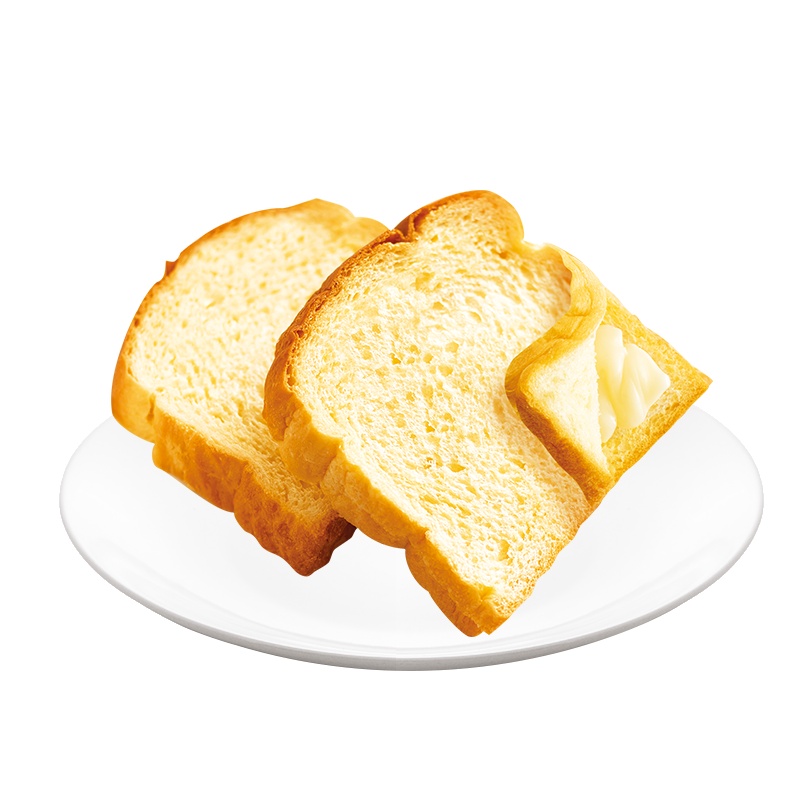 回头客半切片夹馅吐司2000g乳酸菌夹心面包口袋早餐散装整箱网红点心