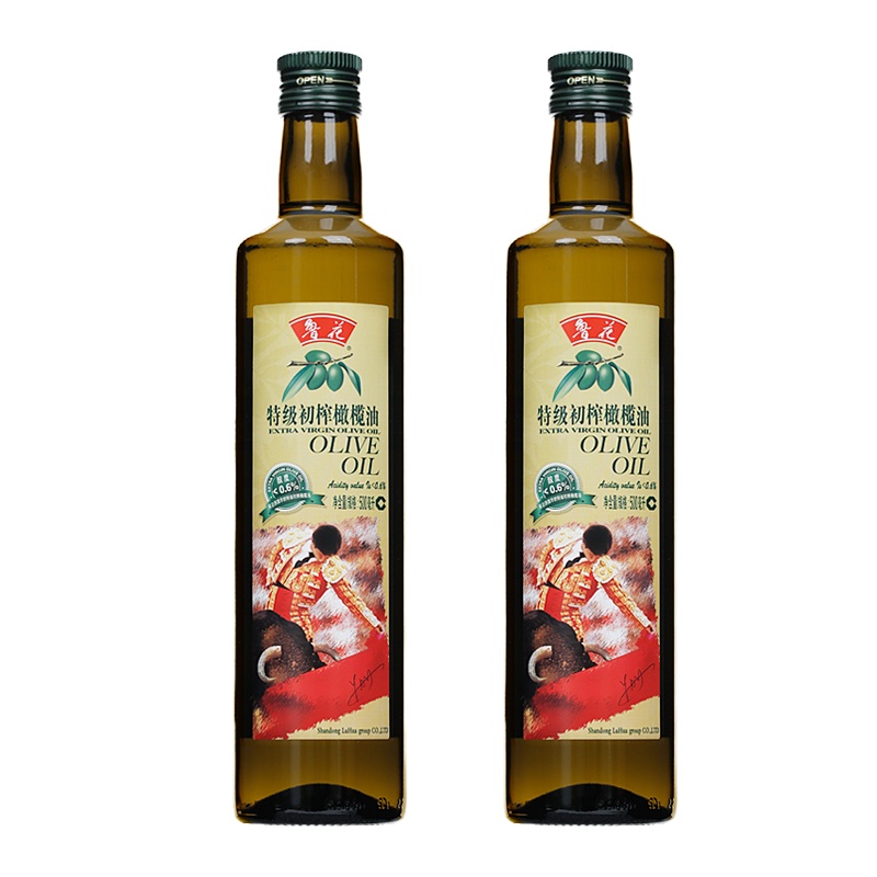 鲁花橄榄油500ml*2(部分地区不发货,具体地区请参考详情页)