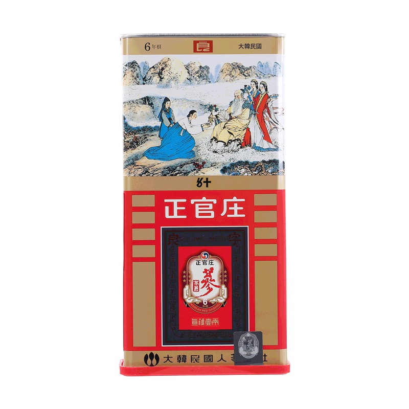 正官庄高丽参良参50支37.5g(4根)2件组合 韩国原装进口(Korean Red Ginseng) 六年根人参 红参