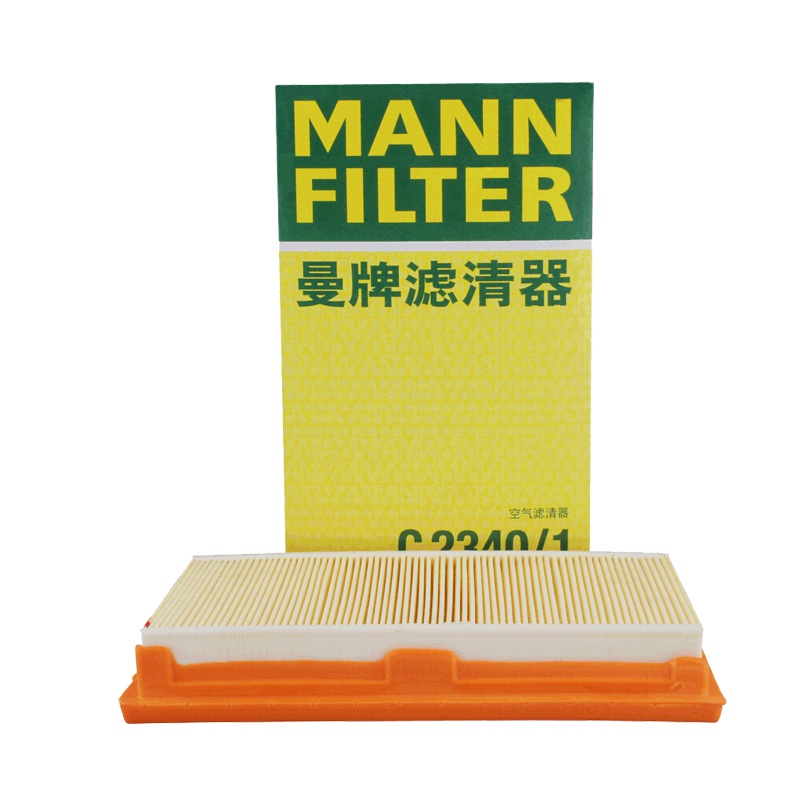 曼牌(MANNFILTER)空气滤清器C2340/1日产颐达老骐达轩逸骊威骏逸玛驰