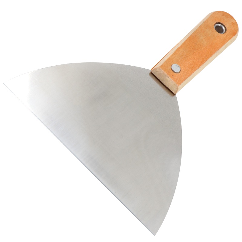 海斯迪克 gnjz-112 (5只装)木柄灰刀 批墙铲刀 规格全 腻子刀刮刀 普通木柄油灰刀 6寸