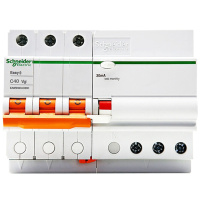 施耐德电气（Schneider Electric）漏电保护器 空气开关 EA9系列 带漏电保护 3P 40A