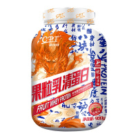 康比特果粒乳清蛋白质粉 健身增健肌粉蛋白粉男女WHEY运动营养粉2270g(草莓味)