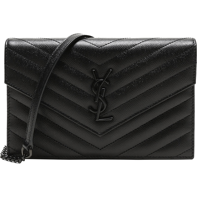 SAINT LAURENT 圣罗兰 女士皮革单肩斜挎包手拿包 393953 BOW08