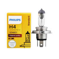飞利浦(PHILIPS)小太阳石英灯H4-12342汽车灯泡大灯近光灯远光灯卤素灯 单支装
