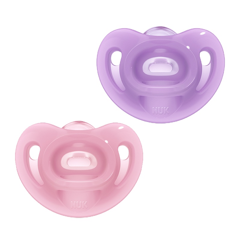 NUK智柔全硅胶安抚奶嘴(6-18个月)
