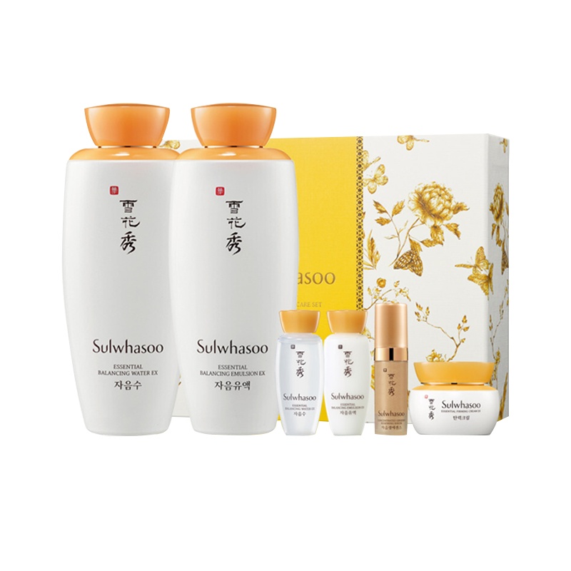 Sulwhasoo 雪花秀 滋盈肌本 润颜平衡 水乳2件+4小样护肤套装礼盒 控油平衡6件套