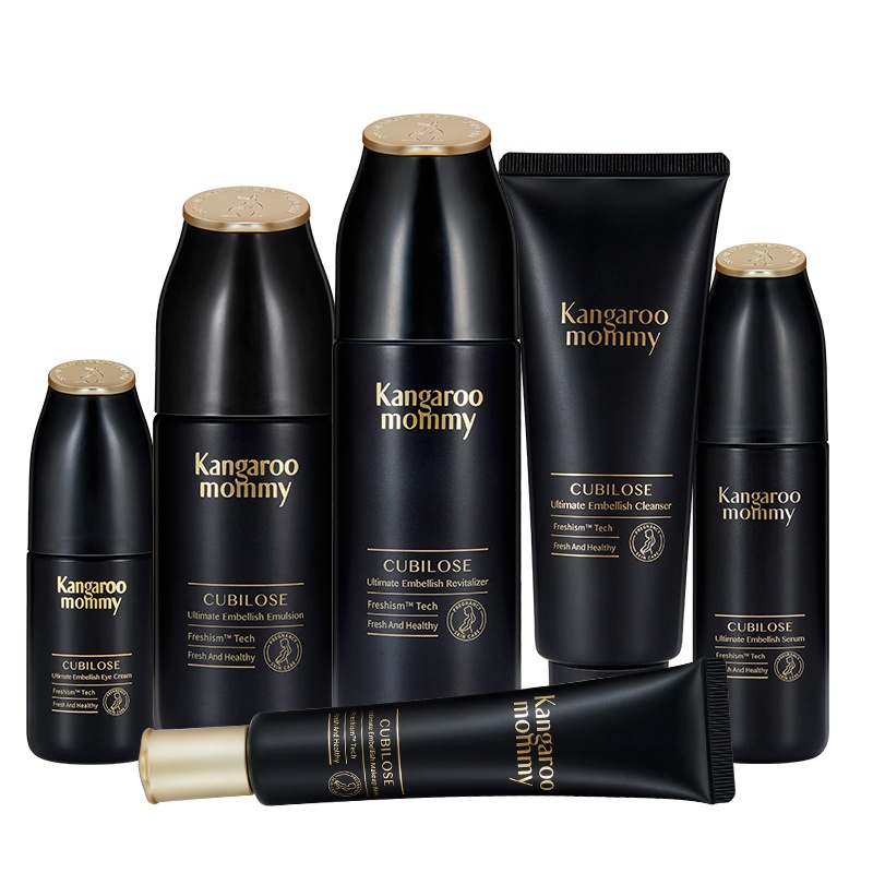 袋鼠妈妈 kangaroomommy 孕产妇专用护肤品孕期化妆品孕妇水乳套装燕窝滋养6件套