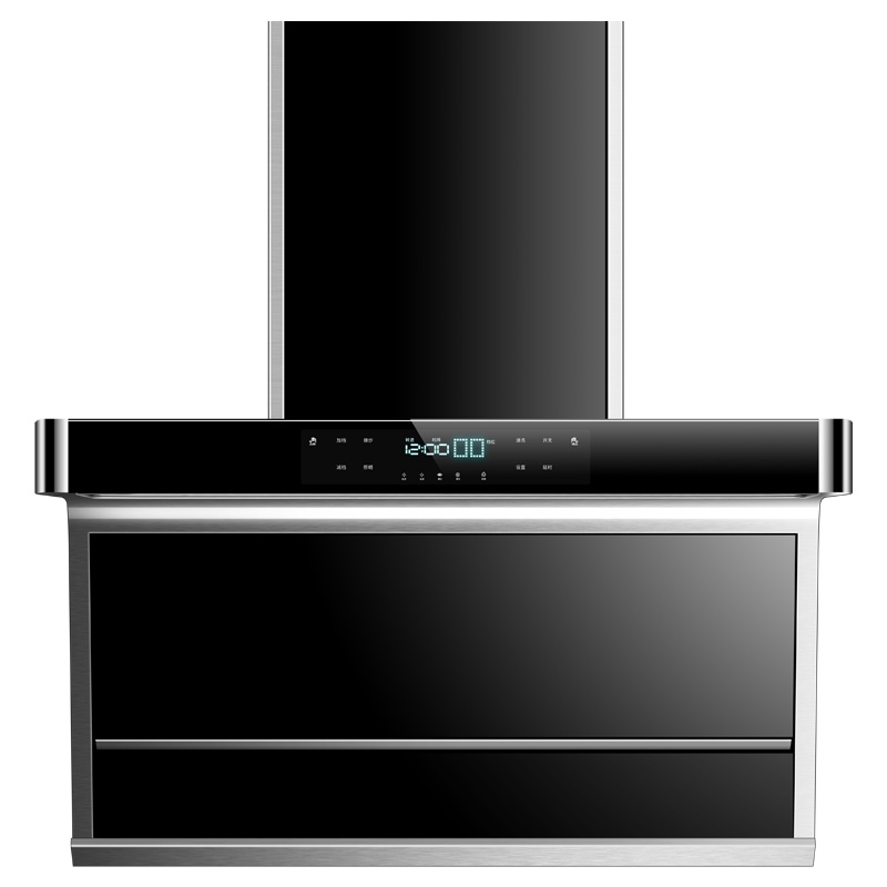 爱德(aide) 侧吸式油烟机 变频烟机防油烟倒灌 28立方大吸力顶侧双吸7字型抽油烟机免拆洗 Q9油烟机 师傅安装