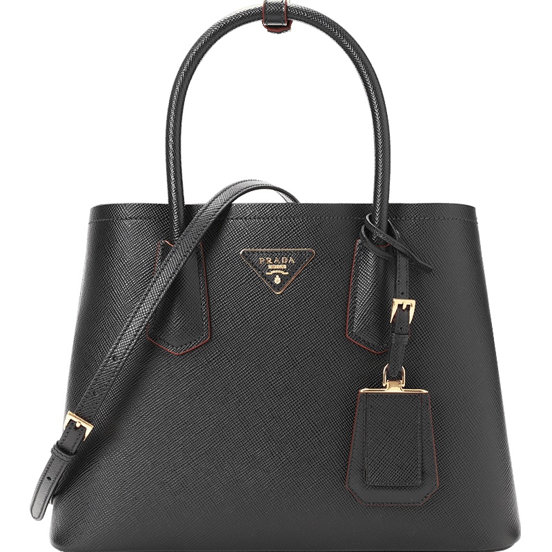 【预定】PRADA Double 手拎包 1BG887 OOO