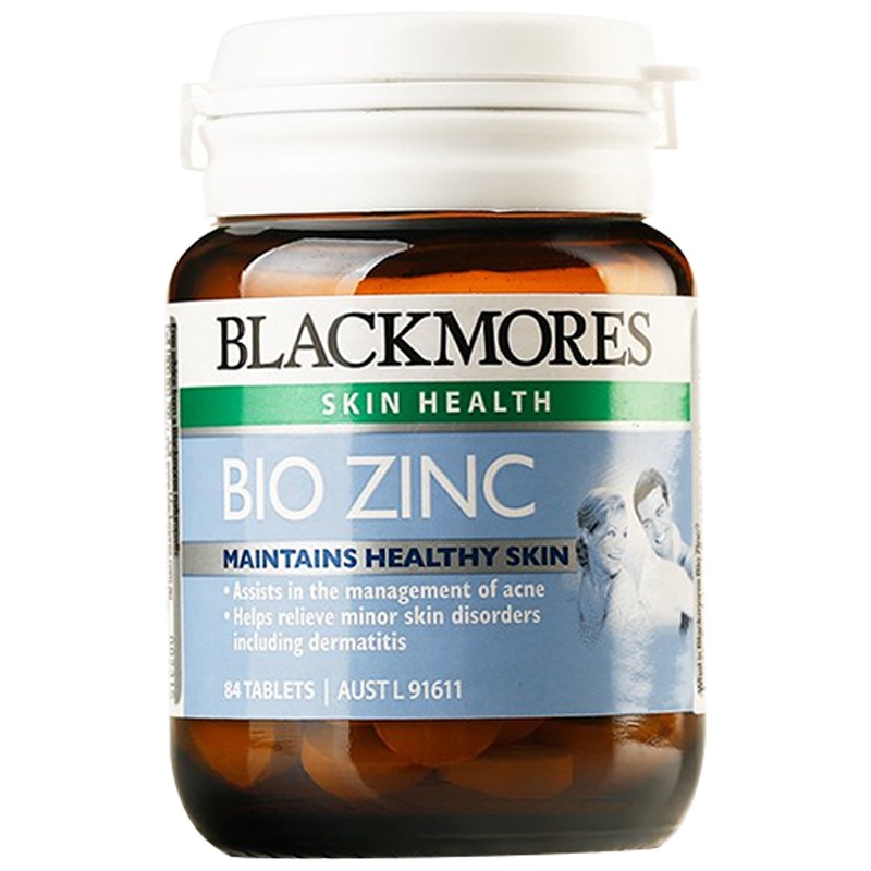 [提升活力]BLACKMORES 澳佳宝 活性锌片 84片/瓶 澳洲进口 复合维生素 41克