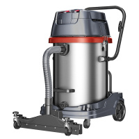 杰诺吸尘器601-100L大功率3500W干湿两用大吸力大型商用工业桶式吸尘器酒店宾馆洗车场工厂车间
