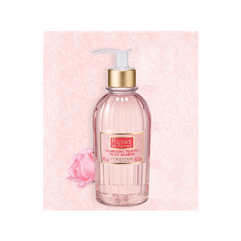 欧舒丹(L'OCCITANE)洗护组合 玫瑰皇后洗发露240ml、乳木果滋养沐浴乳 250ml