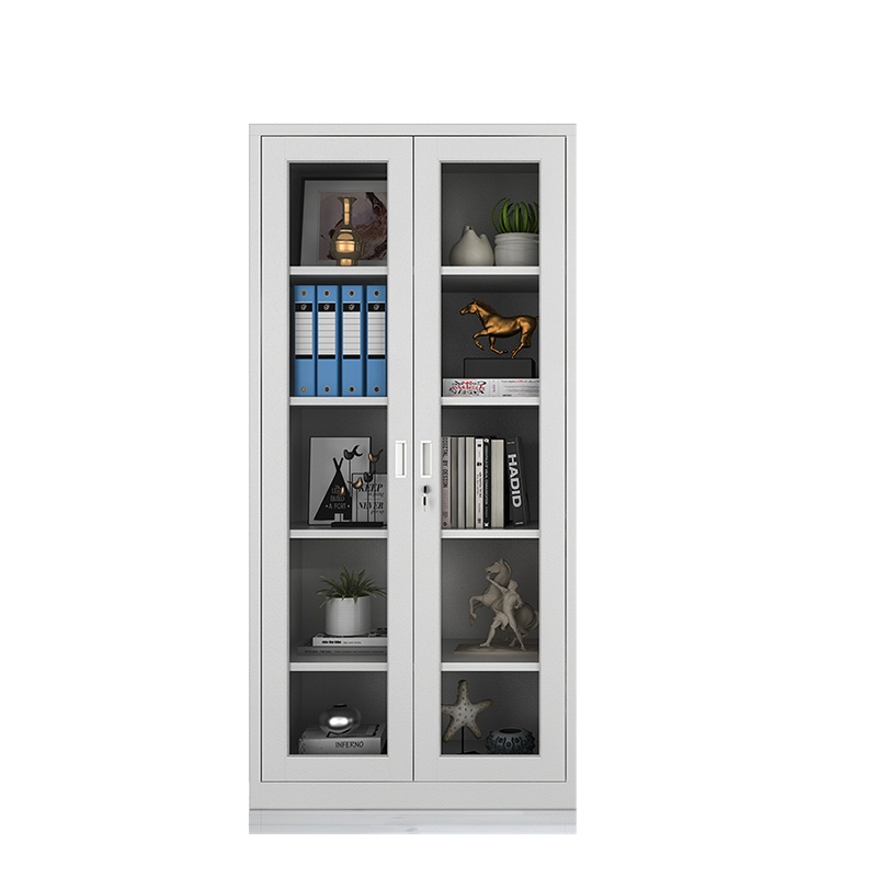 匡大 文件柜 铁皮柜 办公资料档案柜通玻五层柜 KDT319