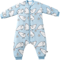 婴儿睡袋儿童春秋冬款纯棉防踢被子神器小孩分腿宝宝睡袋四季通用