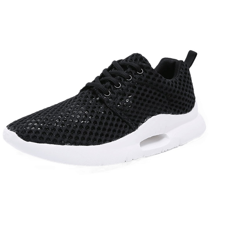 朴尼斯(Pounise)夏季透气防滑男士潮流韩版大码户外运动男鞋夏季透气网面大码休闲鞋 JJ69-C919