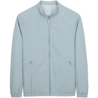 千纸鹤青年男士休闲立领夹克2020年春季时尚拼接外套男30492