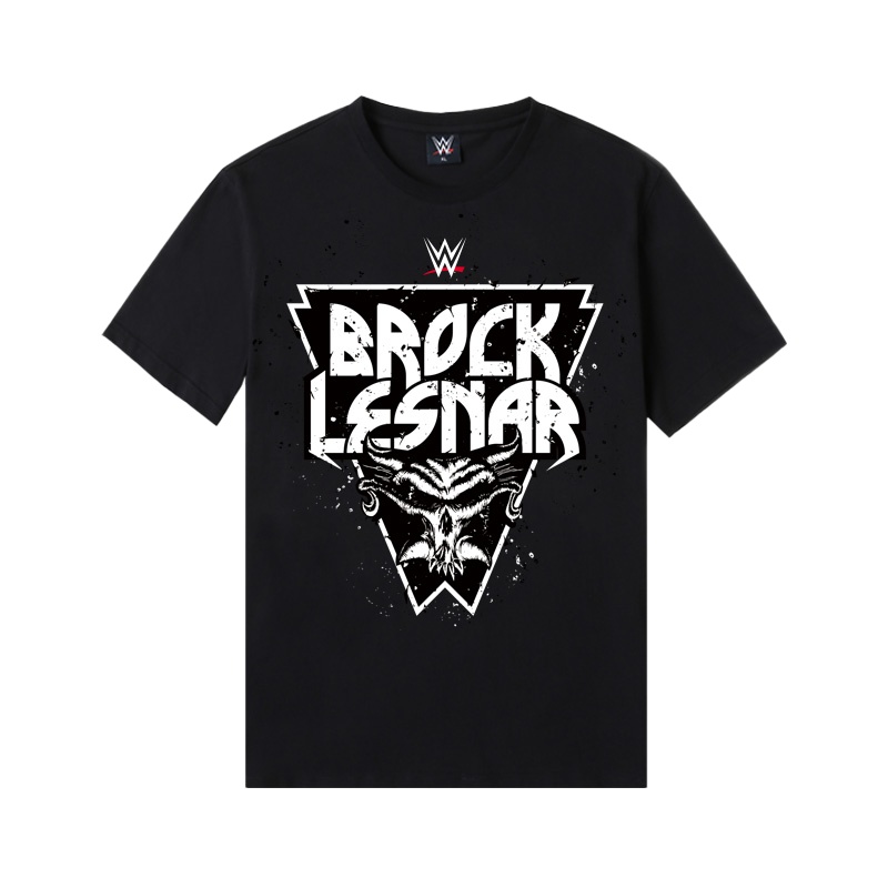 WWE潮牌2020春夏新品Brock Lesnar印花短袖T恤