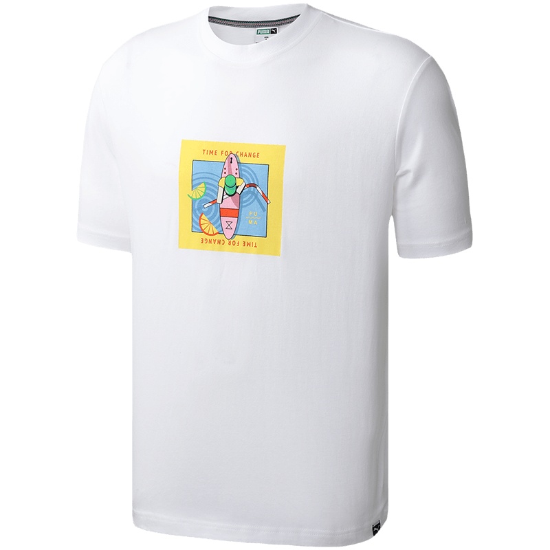 PUMA彪马男装运动服休闲圆领短袖T恤597337