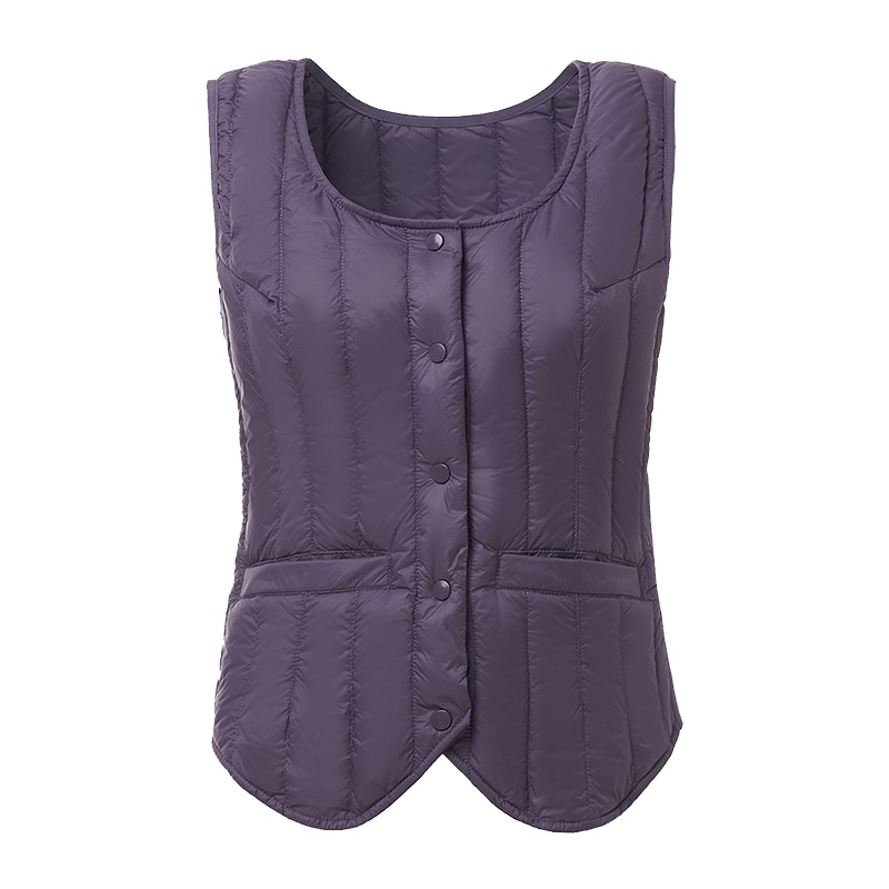 千仞岗羽绒马甲女短款贴身羽绒服马夹内恤冬季内穿保暖内胆坎肩女